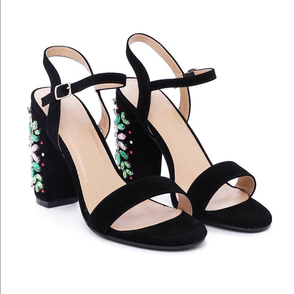 Another Jewel In Your Crown Embellished BlockHeels - Picture 4 of 4